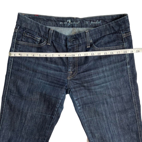 7 For All Mankind Jeans A Pocket Flare Y2K - Picture 8 of 12